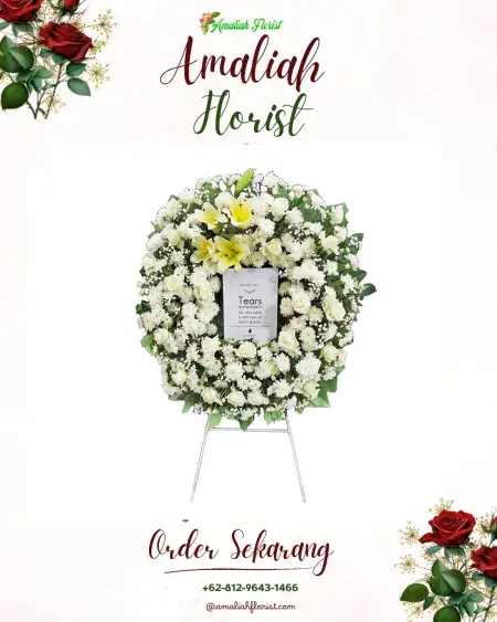 Krans Bunga Duka Mimika Baru