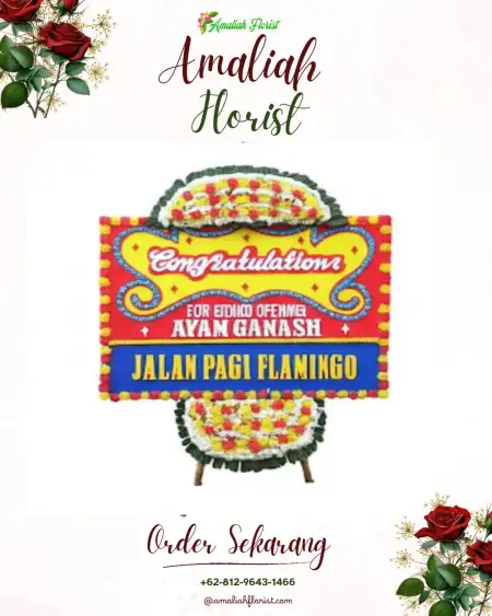 Sewa Papan Bunga Mimika Baru